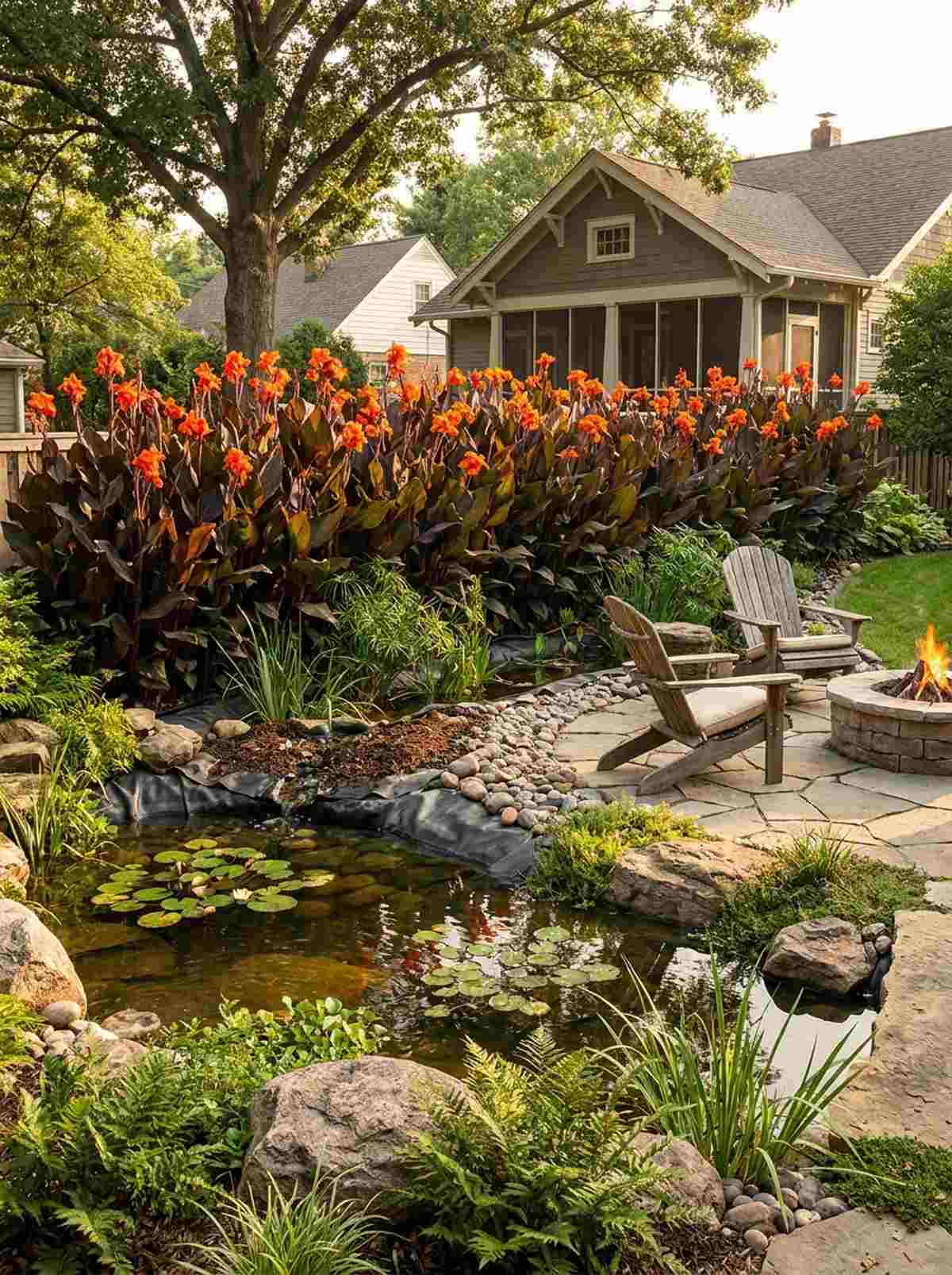 canna lily vertical color punches