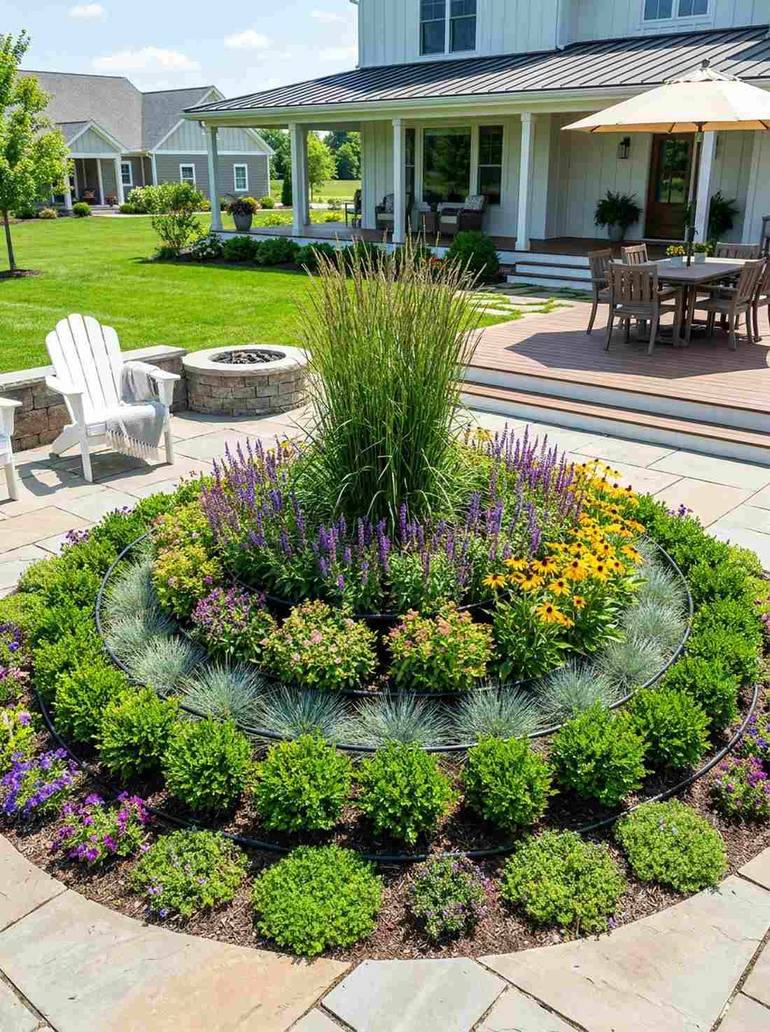 concentric ring plantings