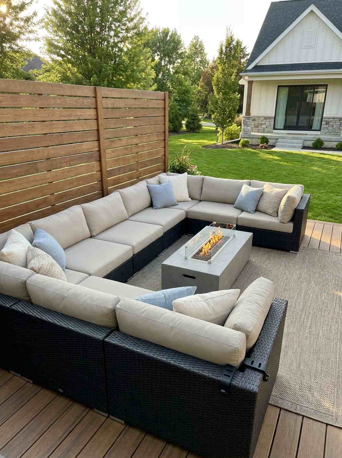 l shaped sectional corner set