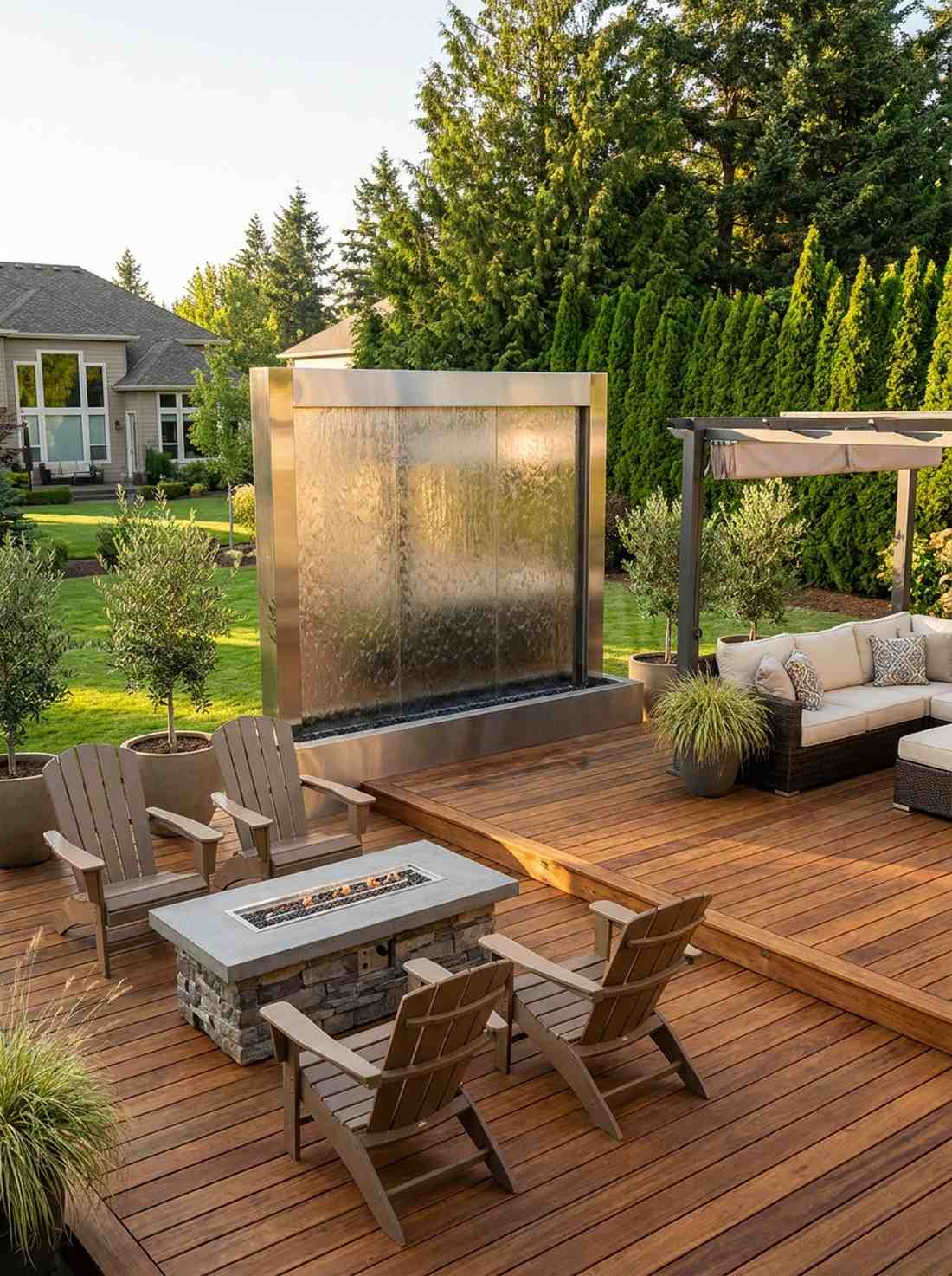 linear water walls