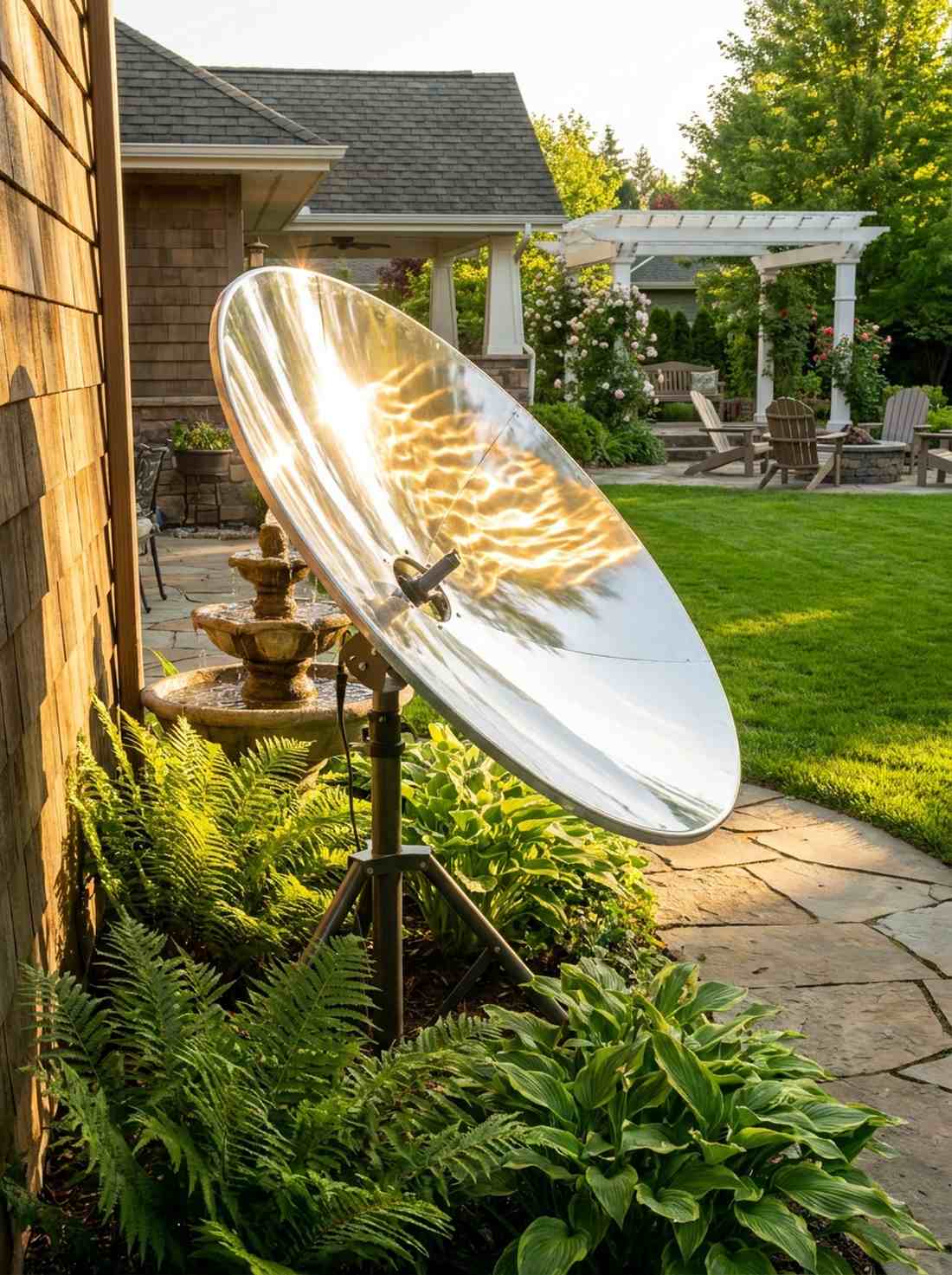 solar reflector disc