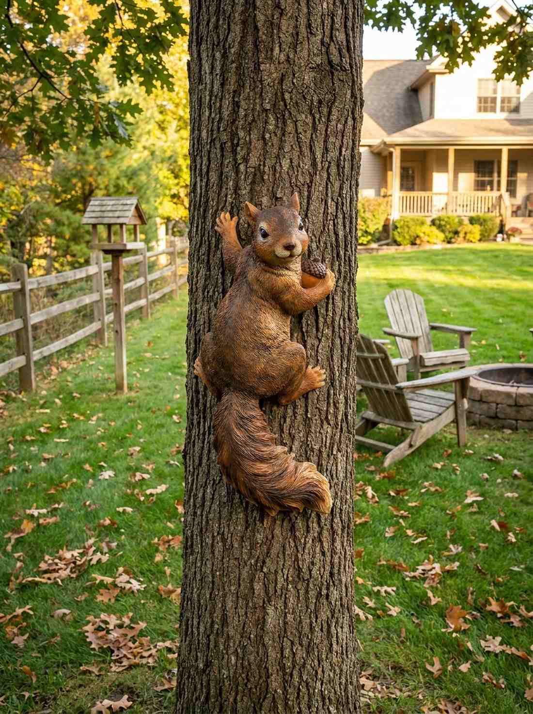 squirrel holding acorn
