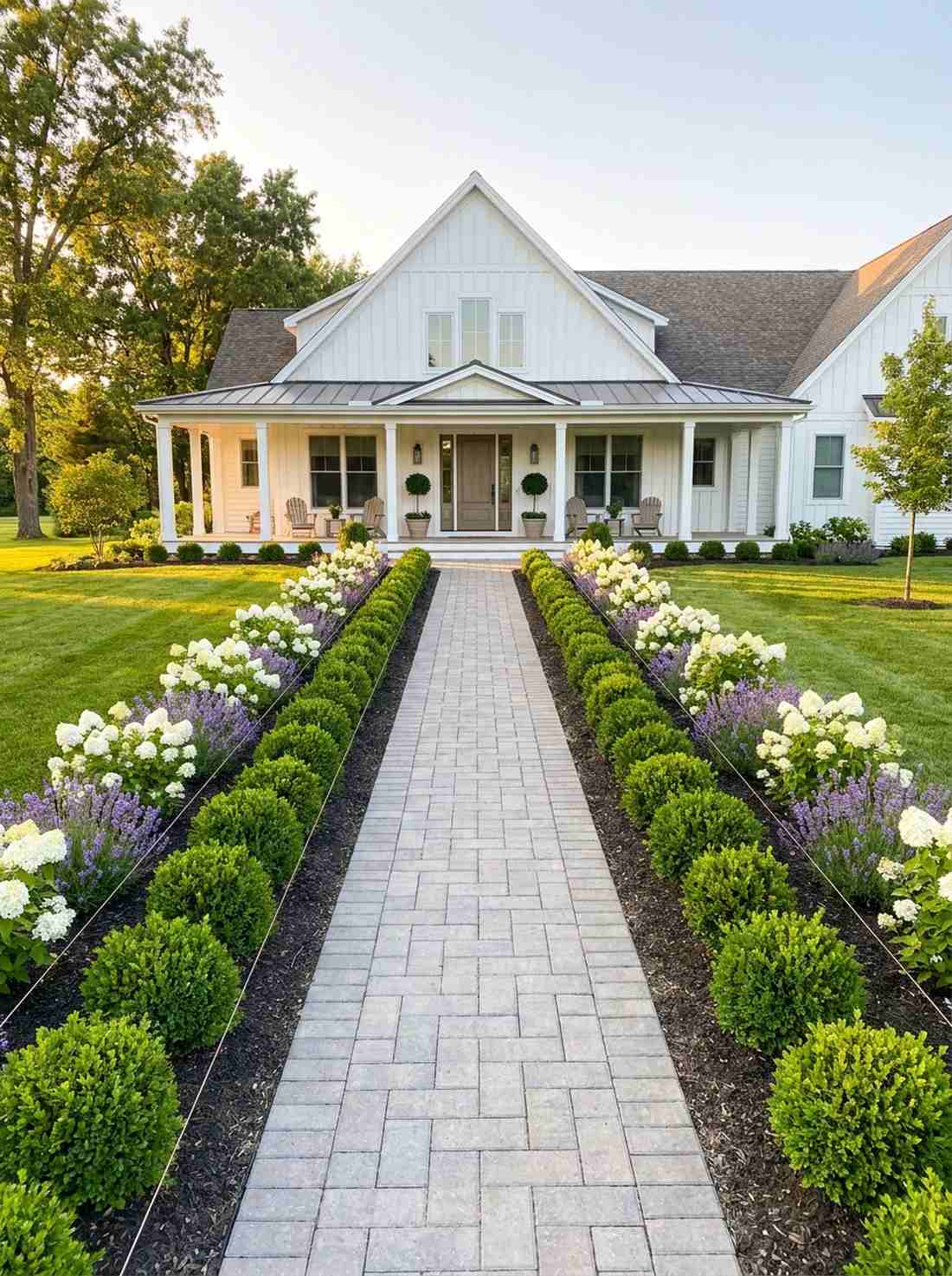 symmetrical flanking beds