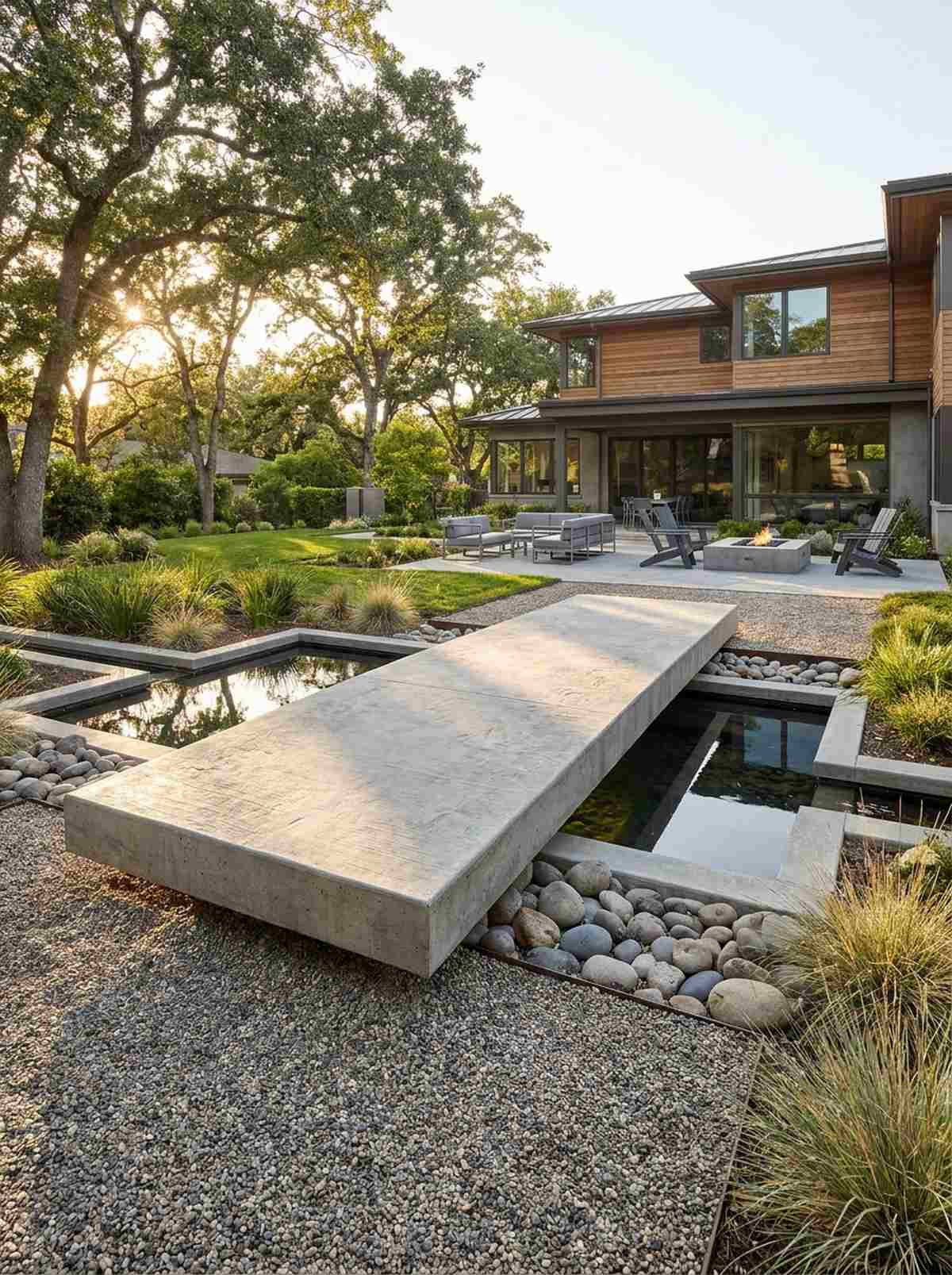 cantilevered concrete span