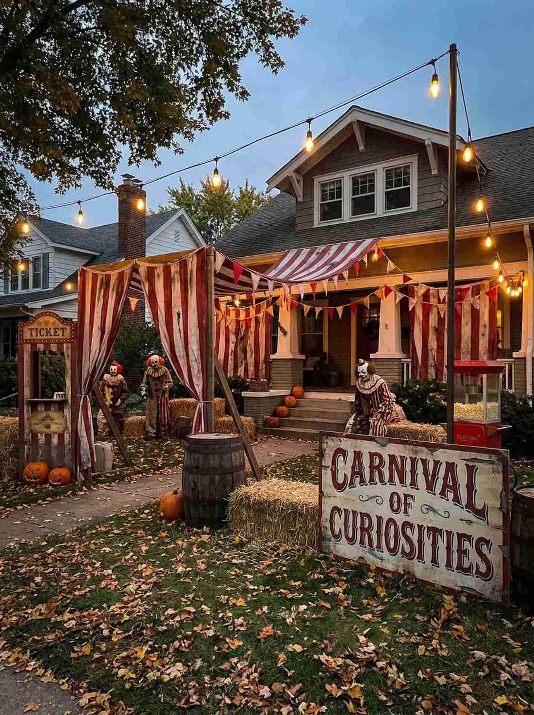 creepy clown carnival zone