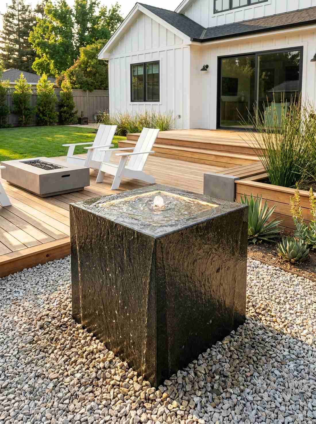 cubic fountain blocks
