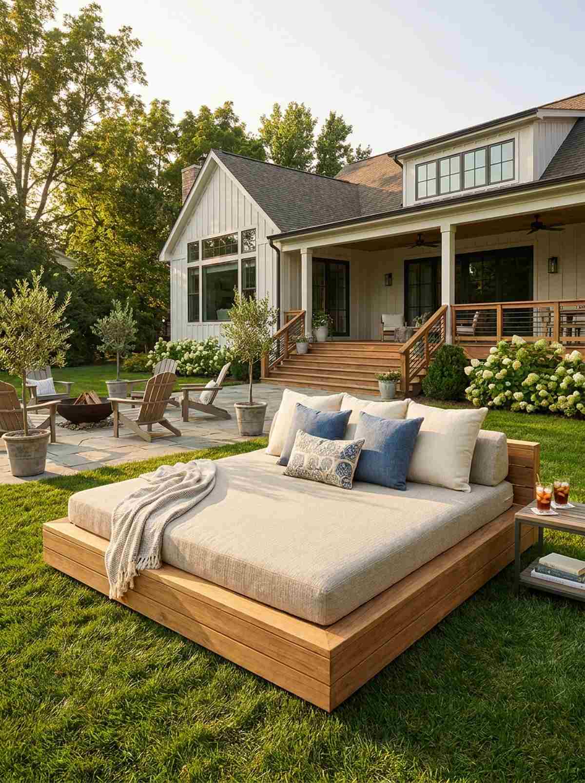 daybed platform for lounging