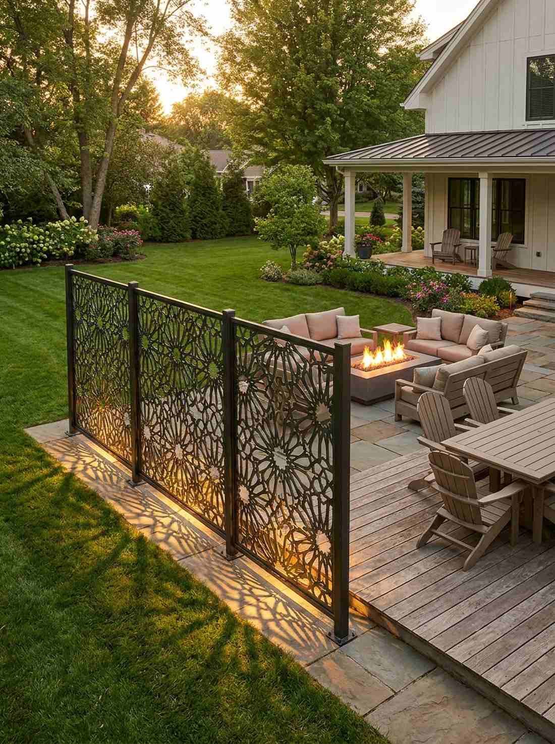 laser cut metal panels