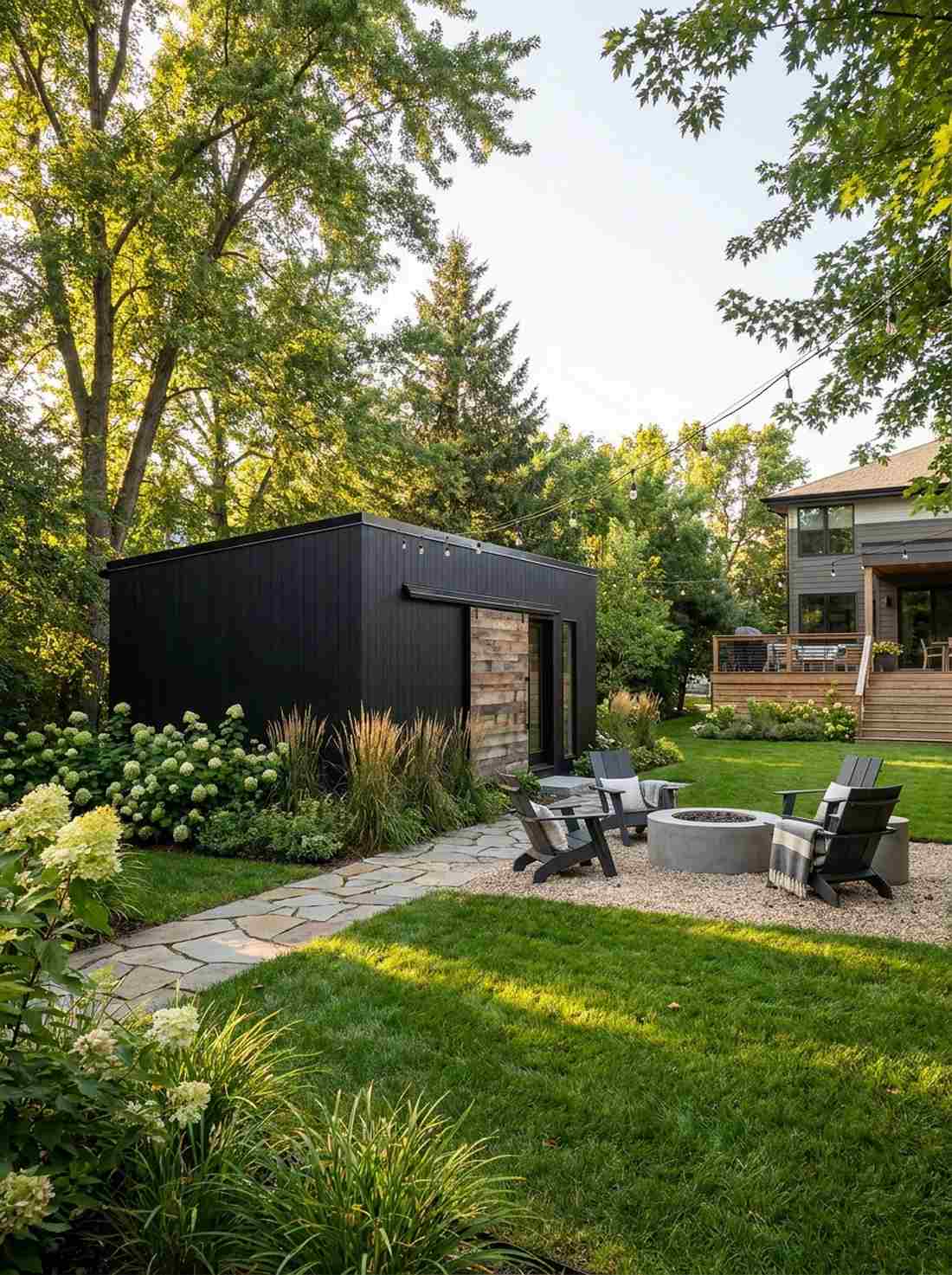 matte black architectural statement