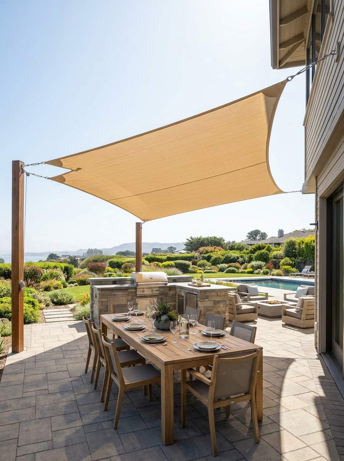 retractable shade sails