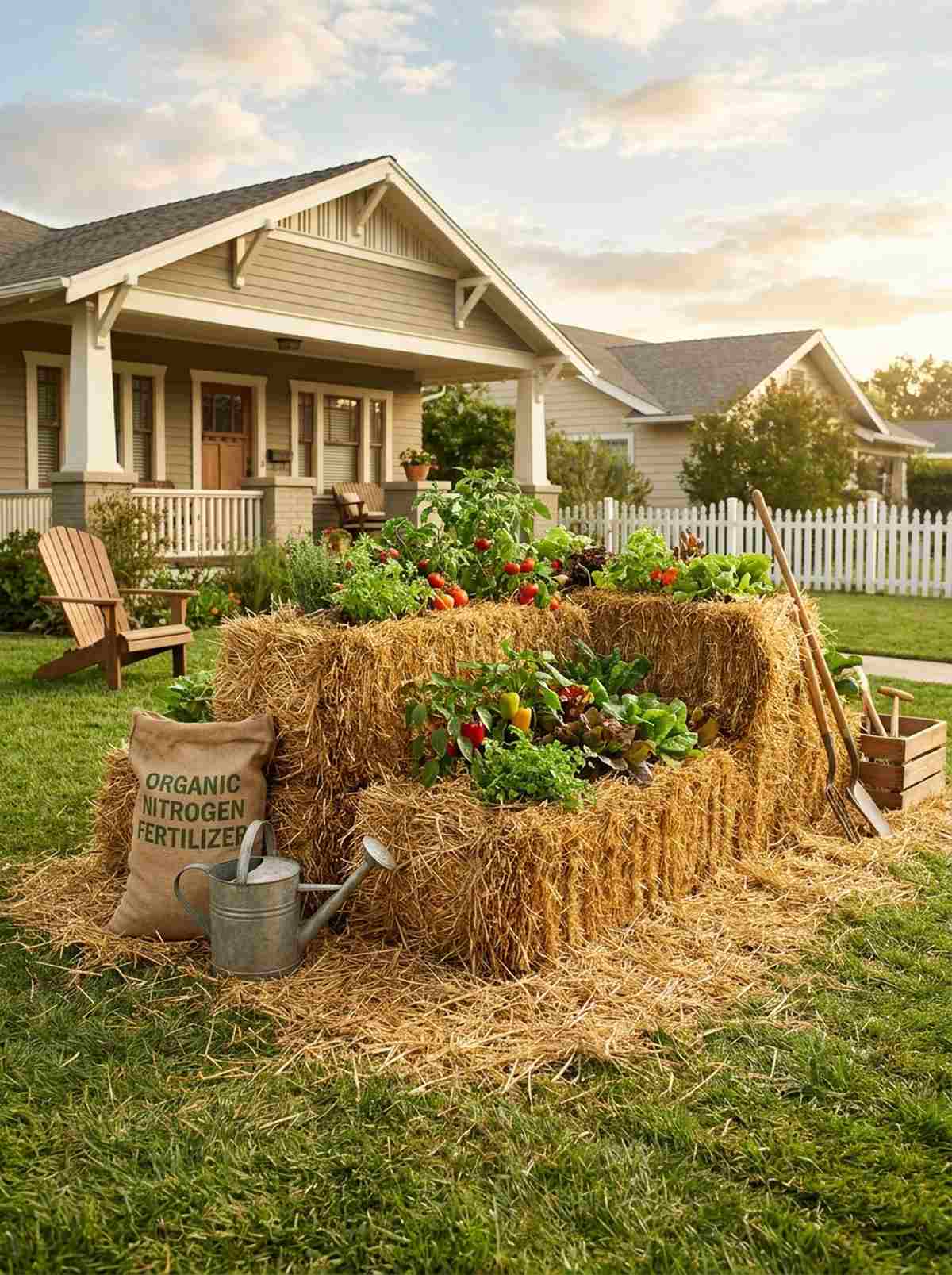 straw bale gardens