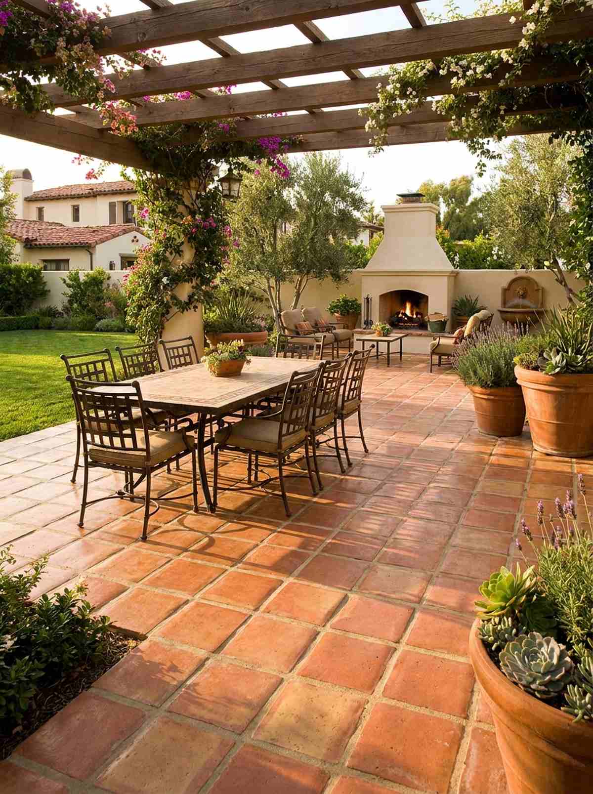 terracotta style ceramic