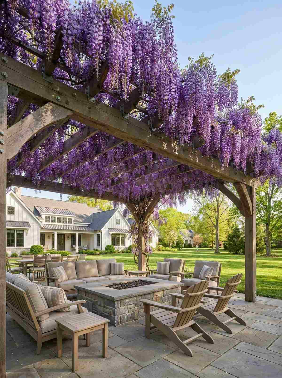 wisteria overhead canopy