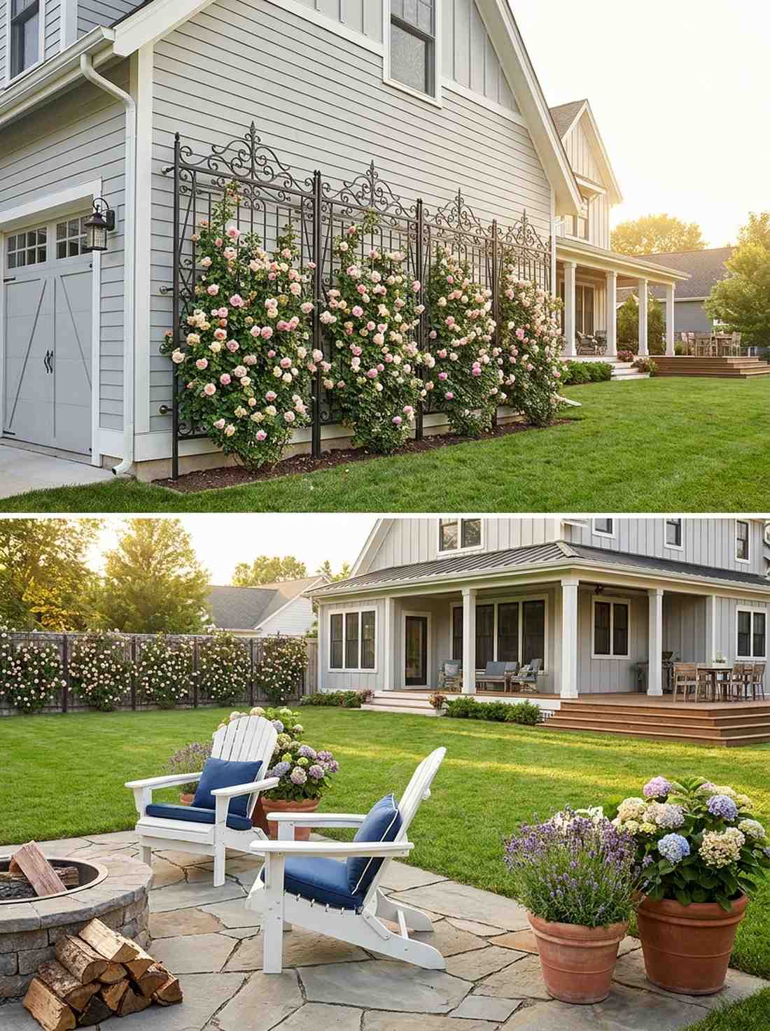 wrought iron rose trellis