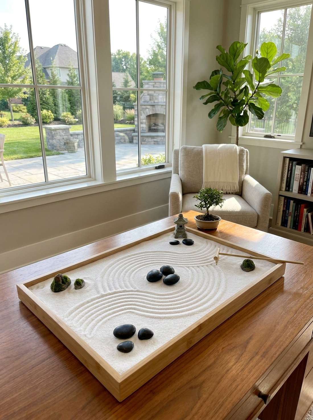 zen meditation garden