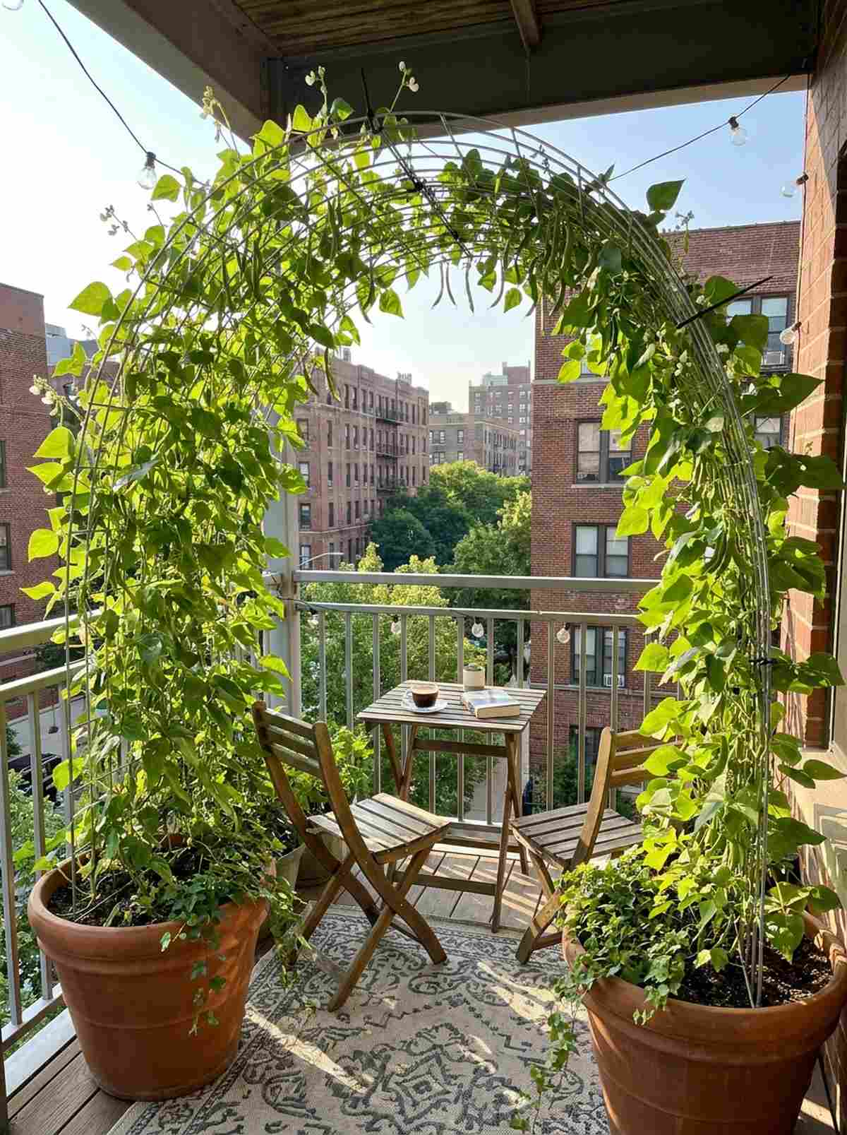 bean trellis arch