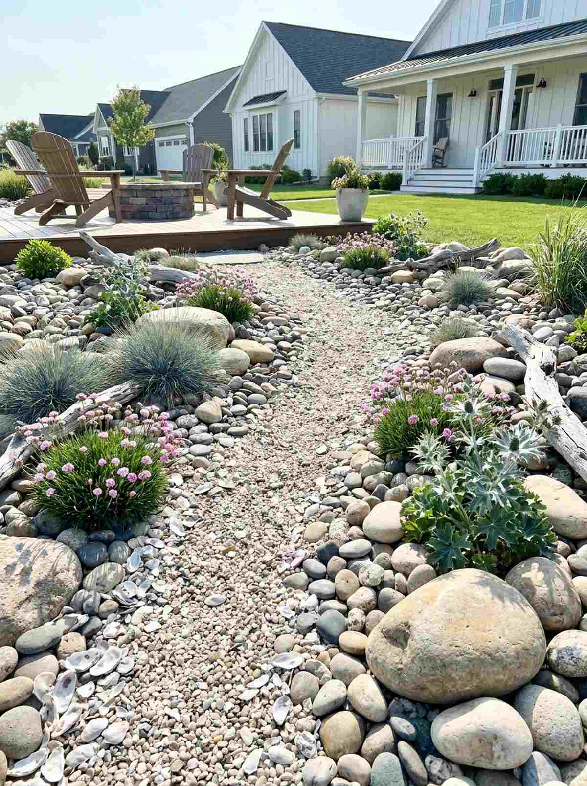 coastal theme rockery
