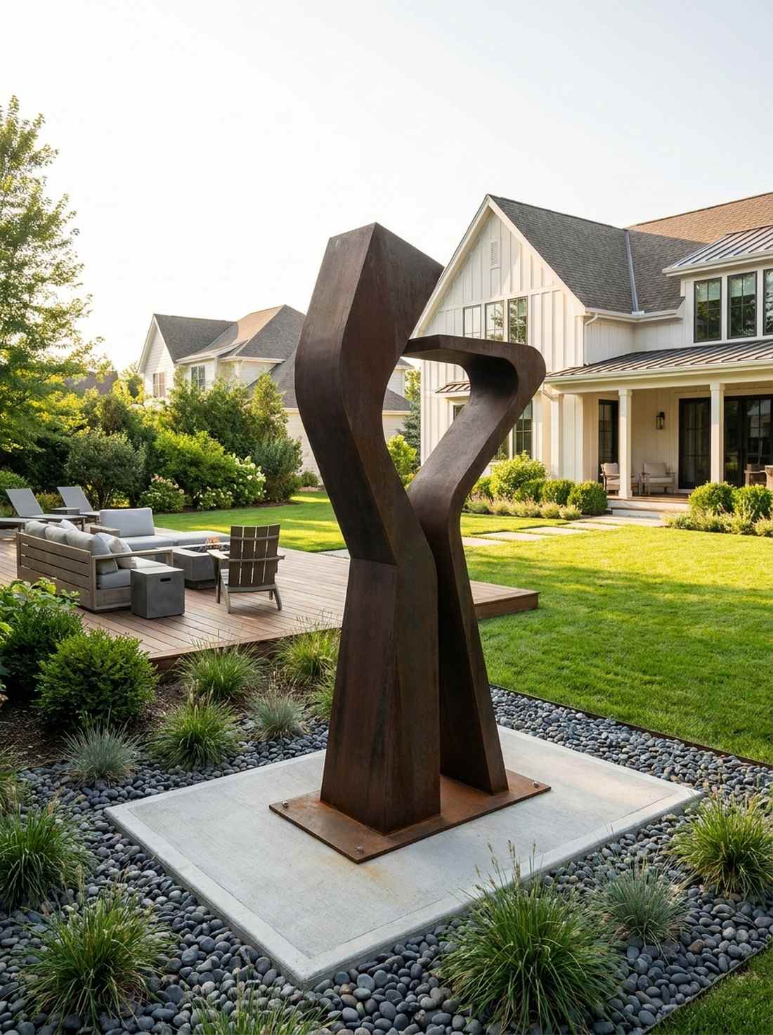 contemporary metal sculpture
