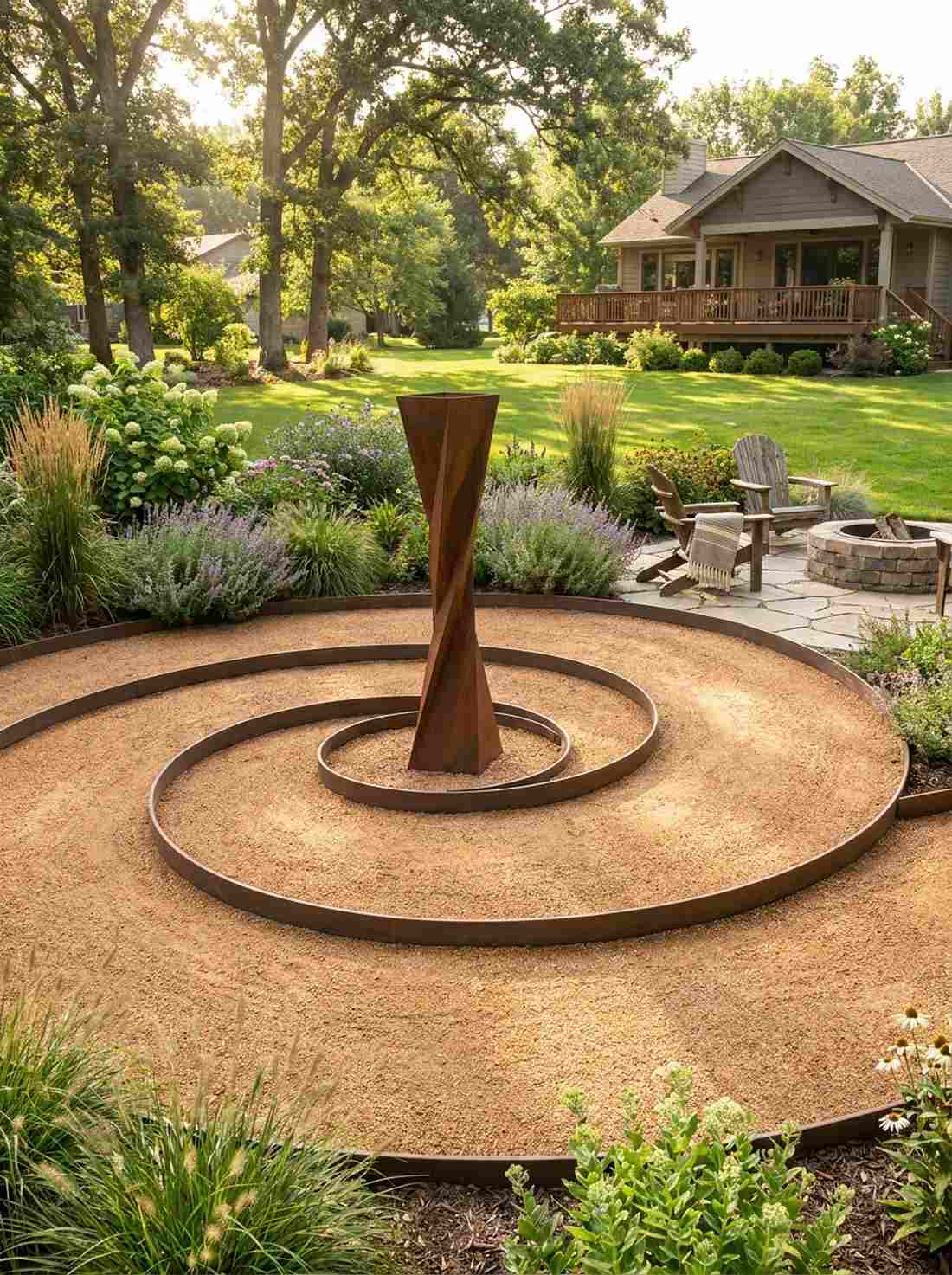 fibonacci spiral pathways