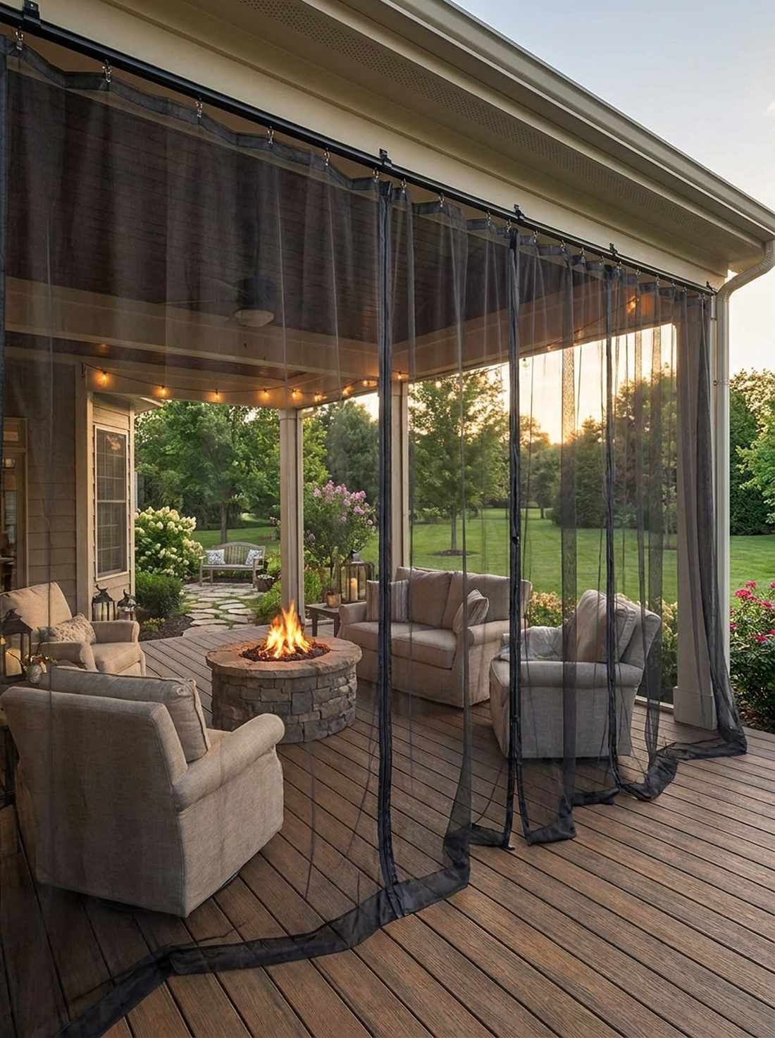 mosquito netting panels