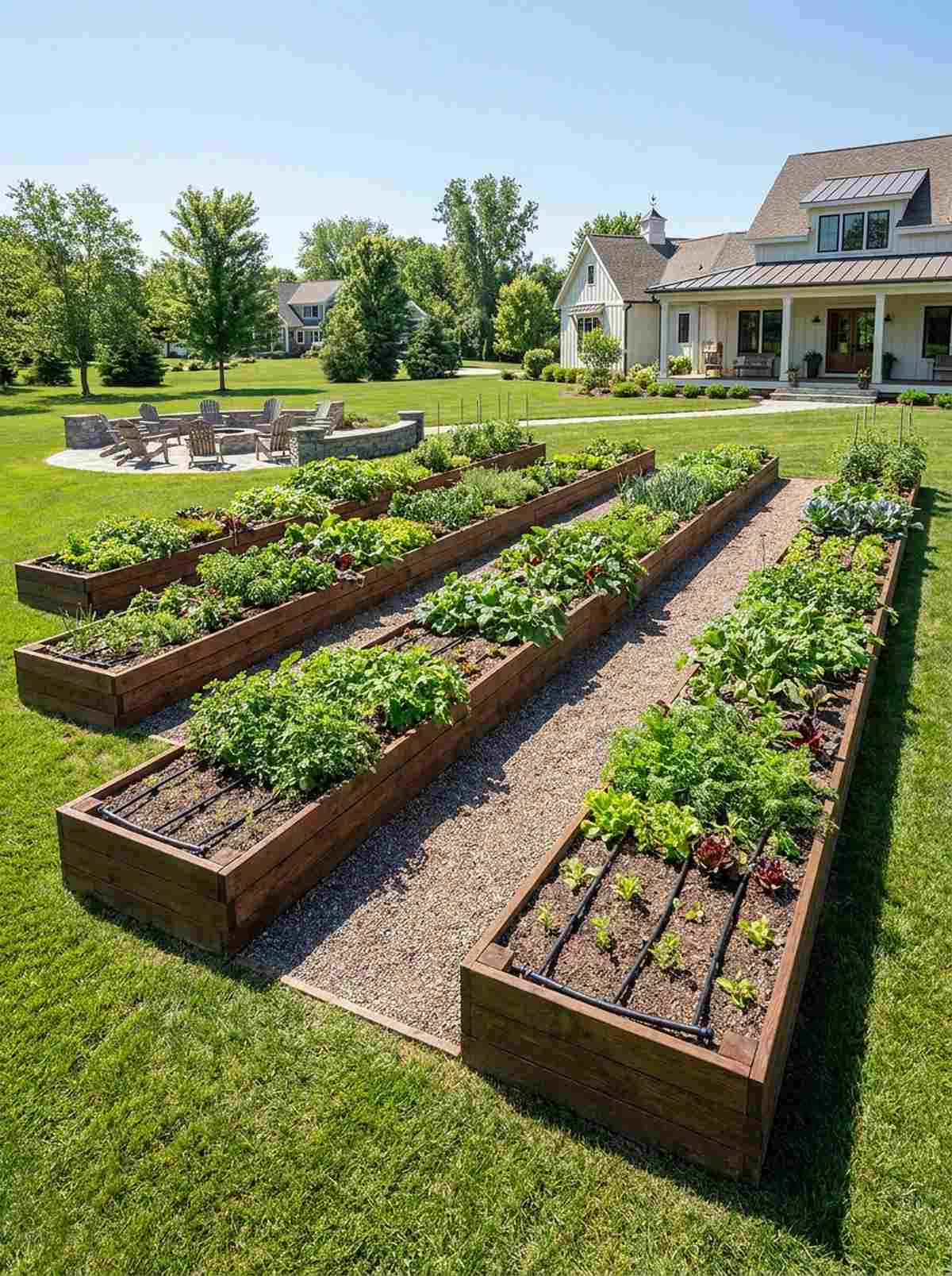parallel production rows