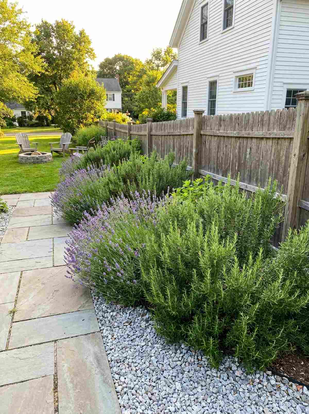 perennial herb border beds