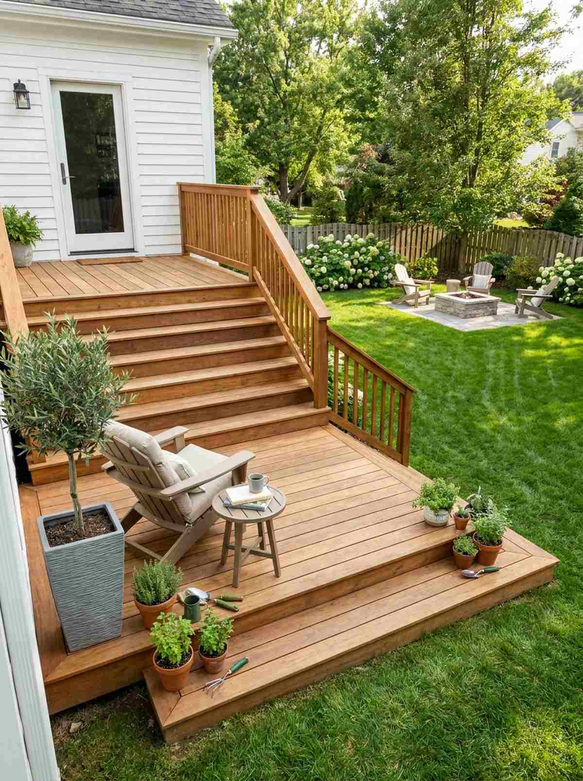 split level with landing