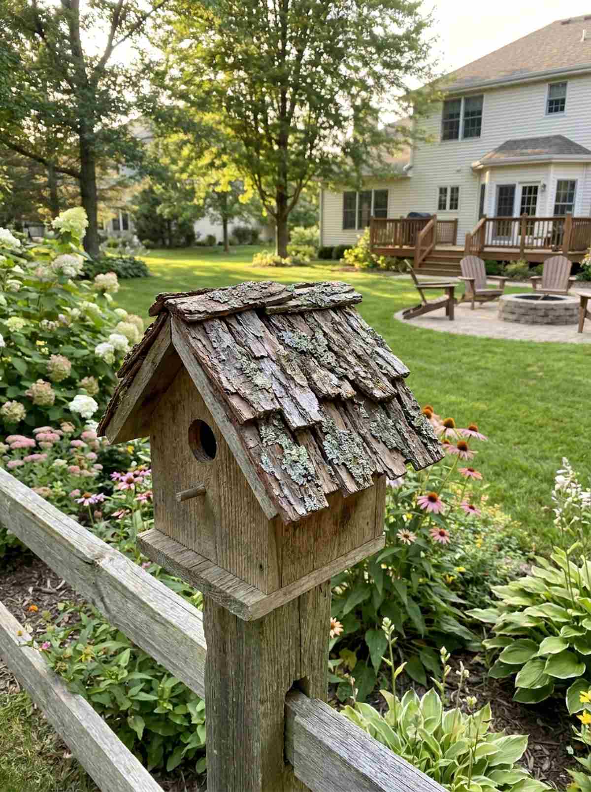 bark chip roof tiles
