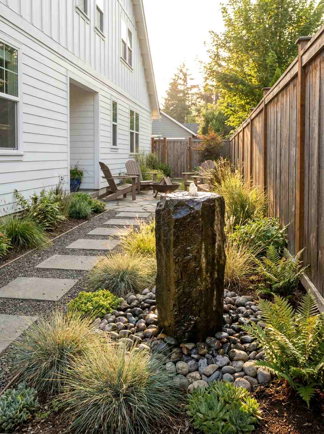 column water features