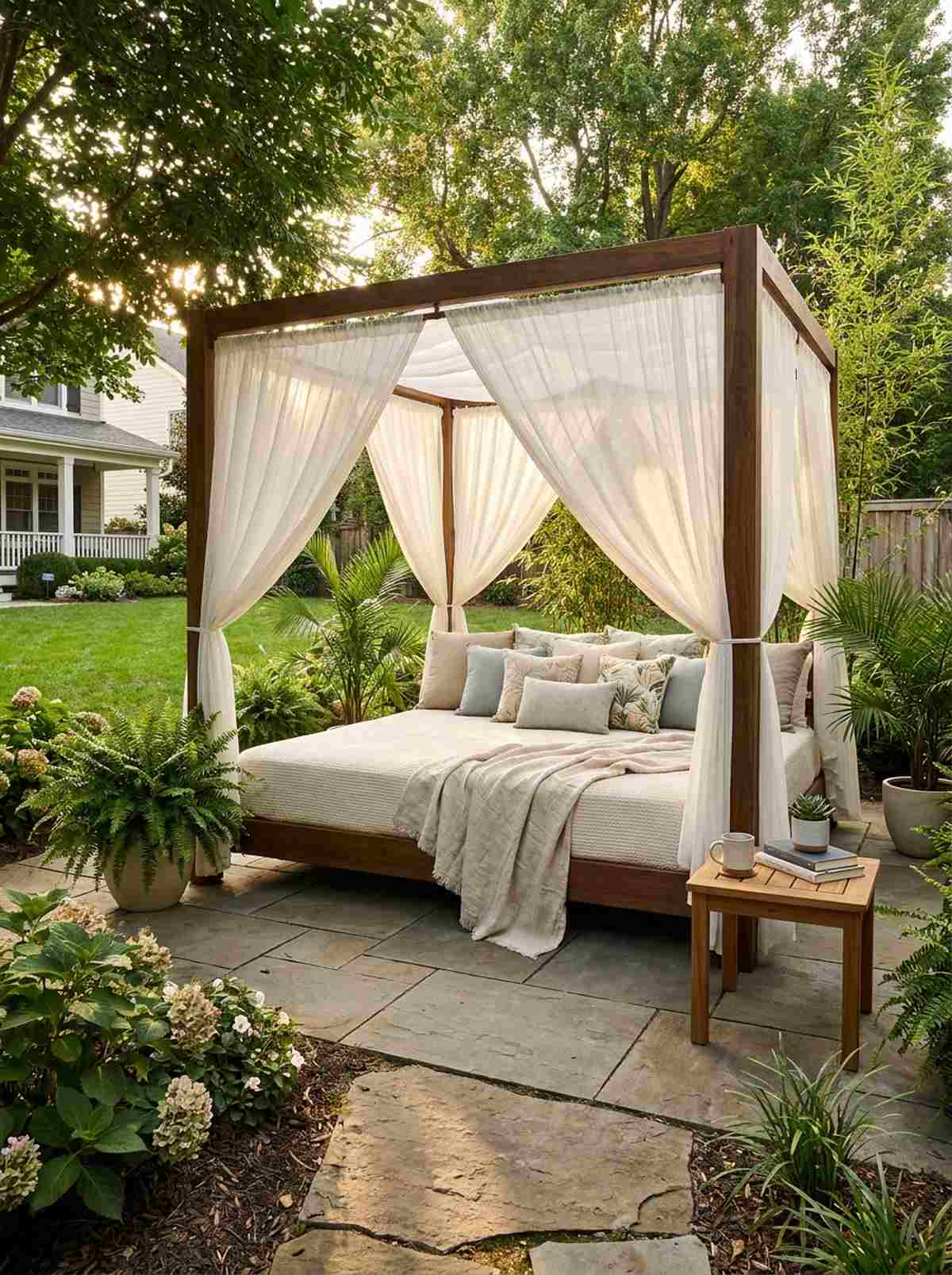 daybed pavilion for ultimate relaxation