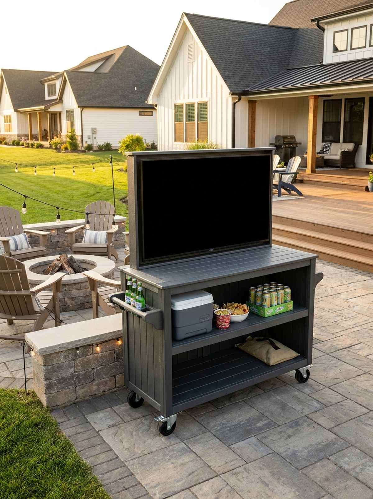 freestanding cabinet with storage