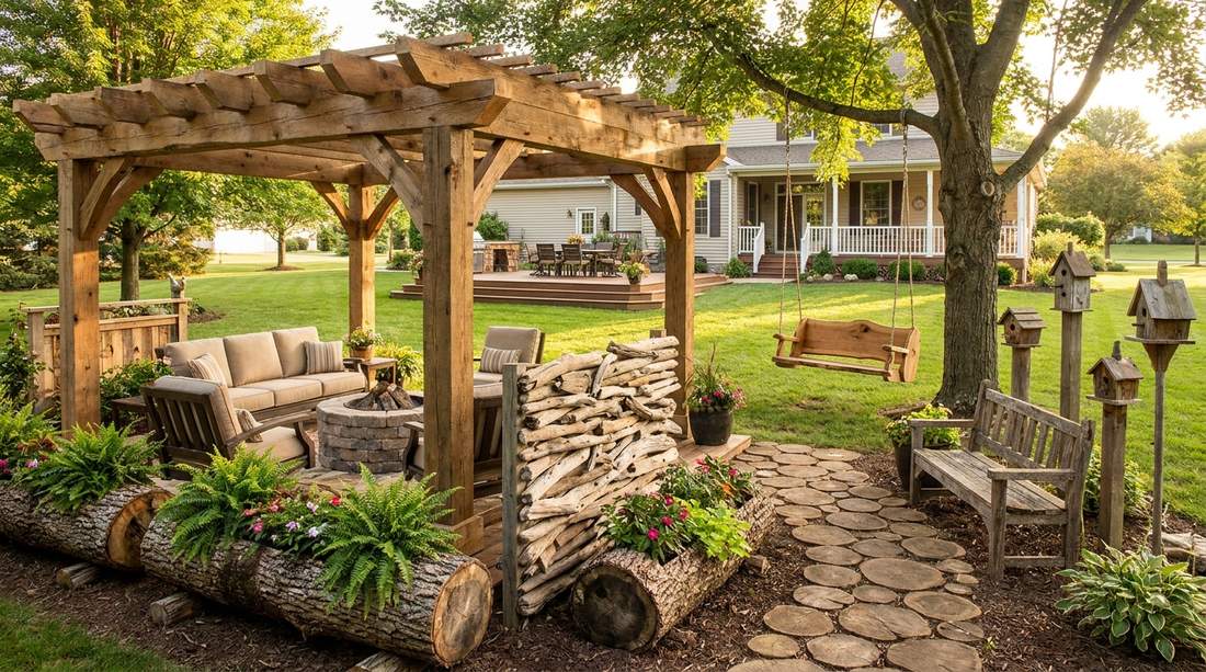 18 garden decor wood vertical