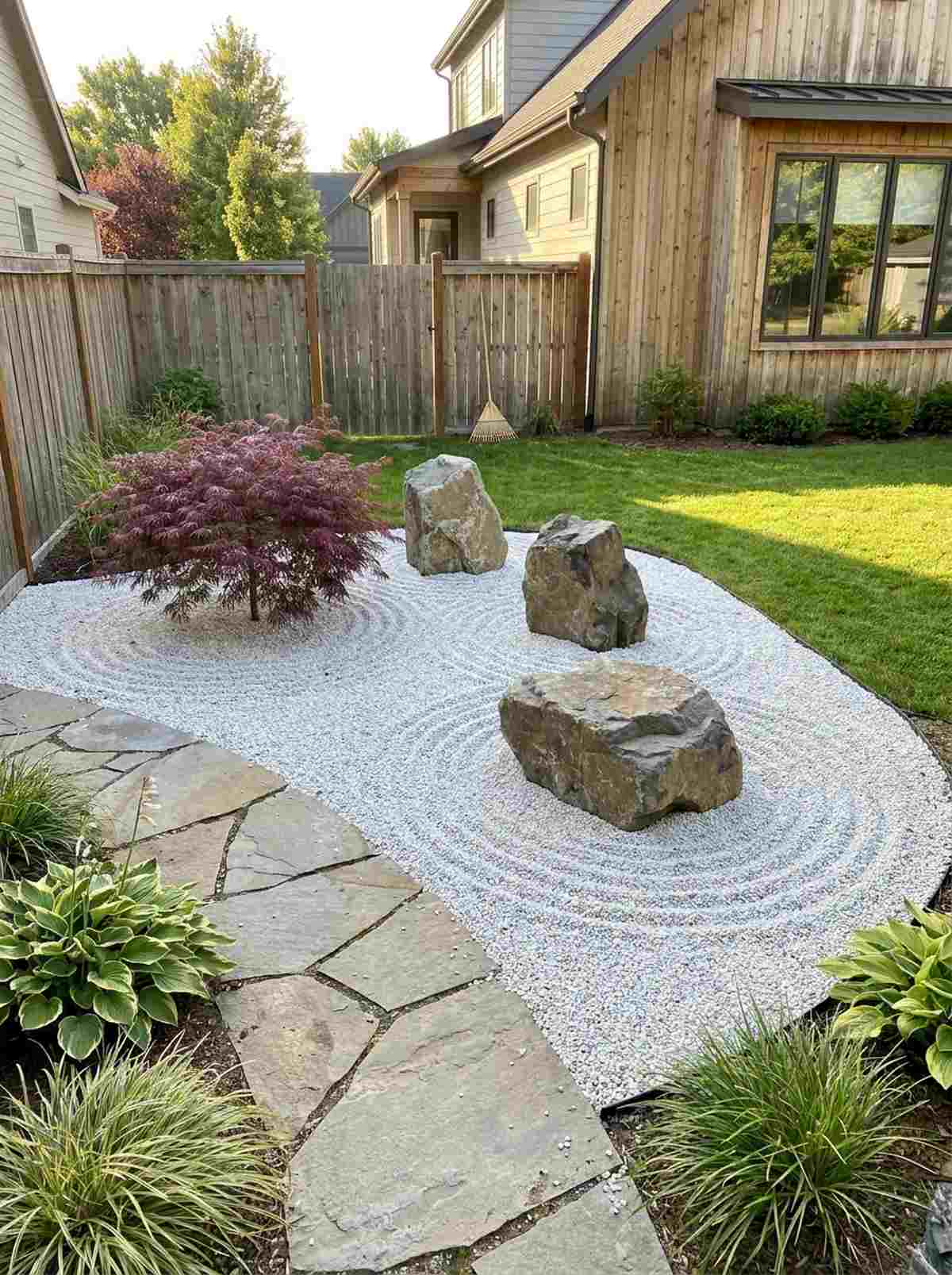 japanese zen rock garden