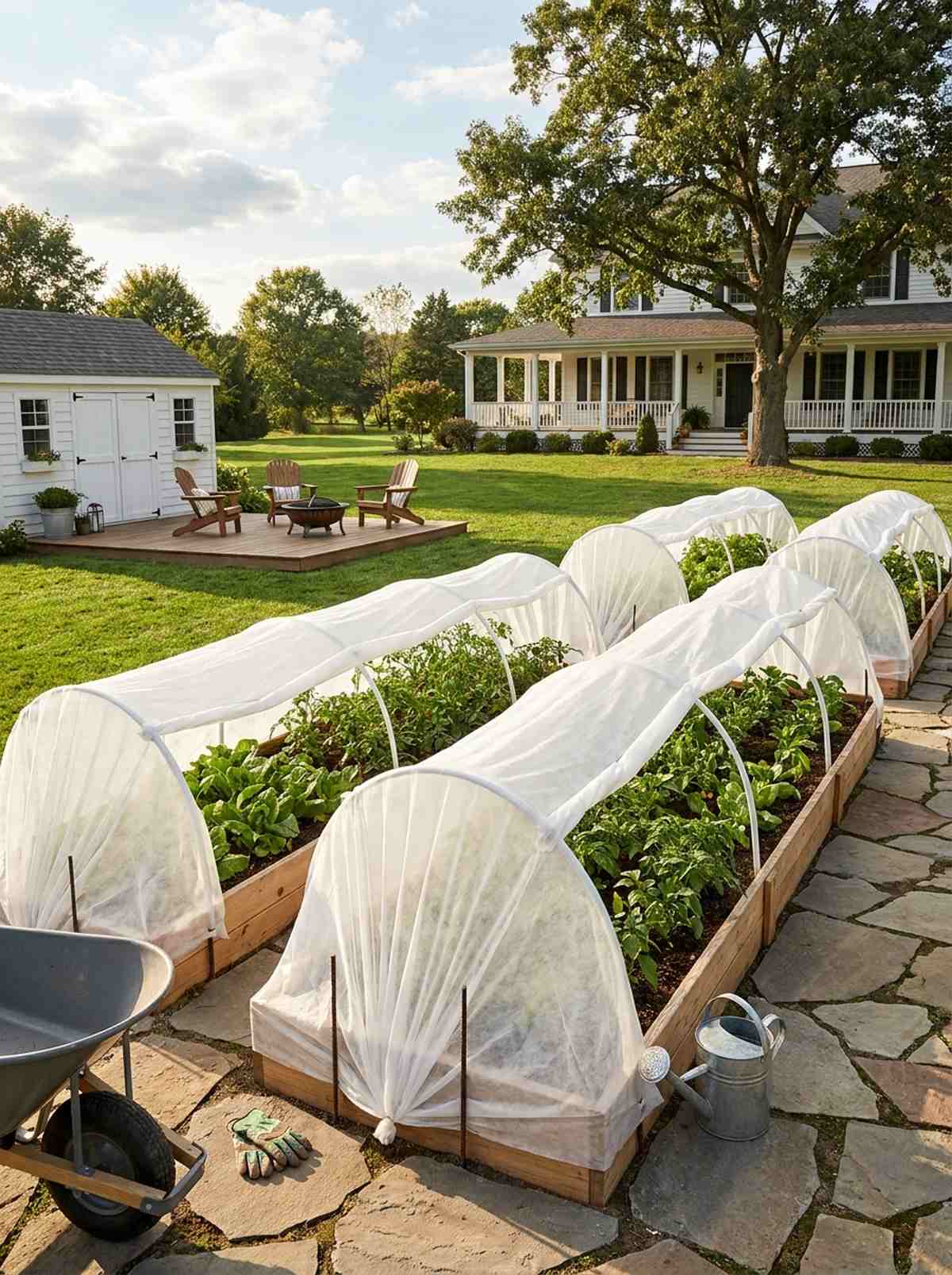 low tunnel greenhouse