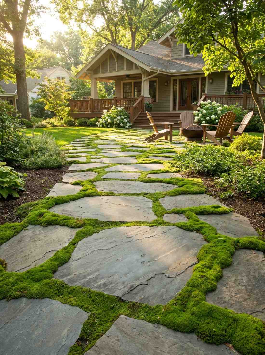 moss pathway edges