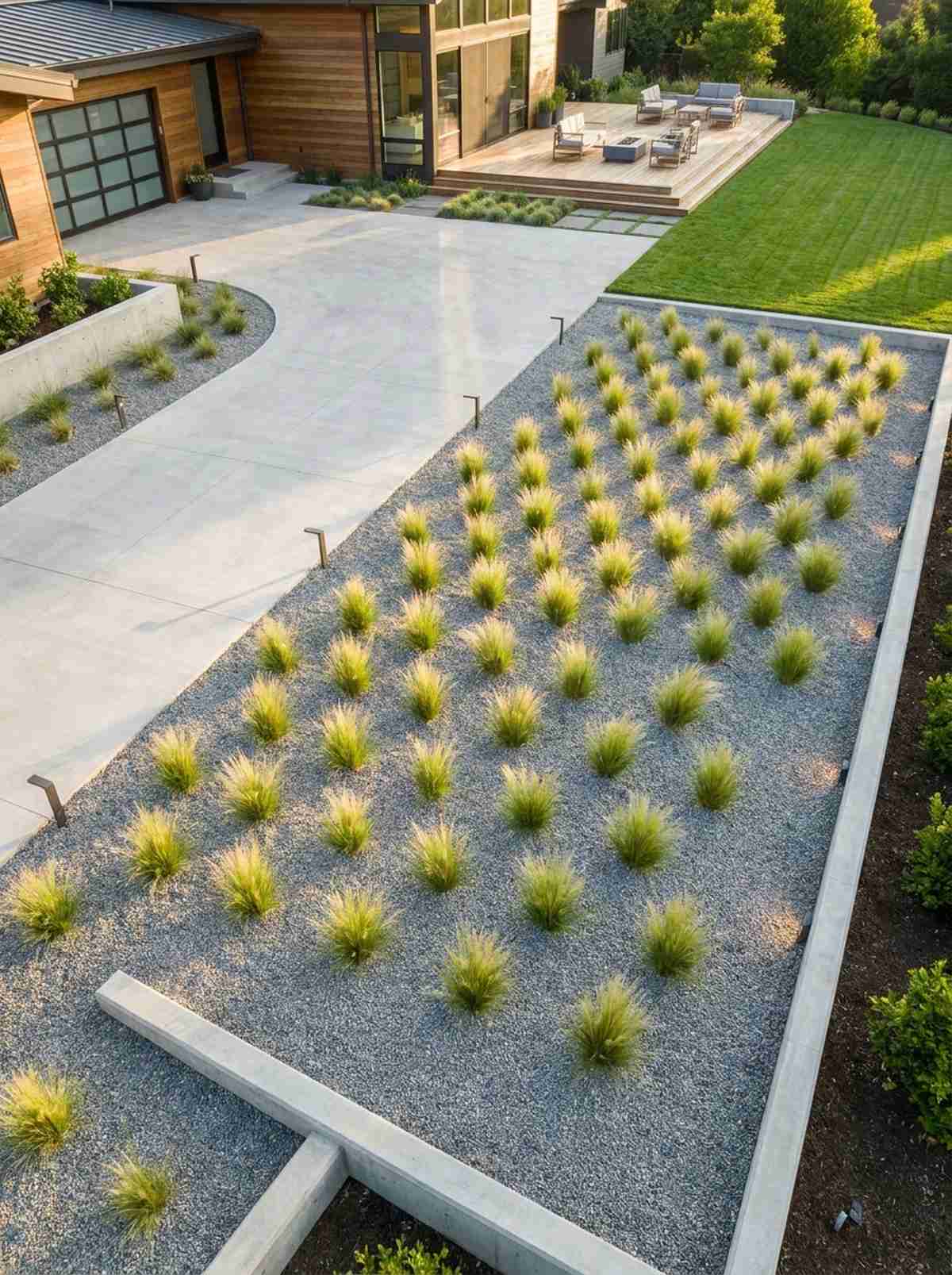 ornamental grass gravel meadow