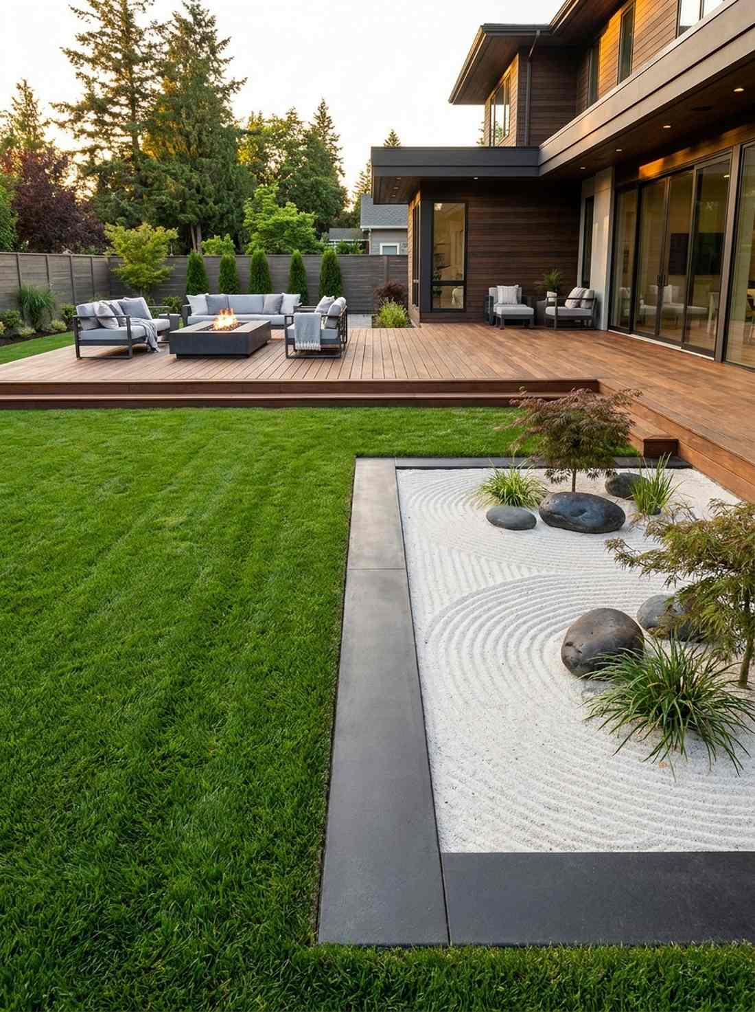 poured concrete edge strip