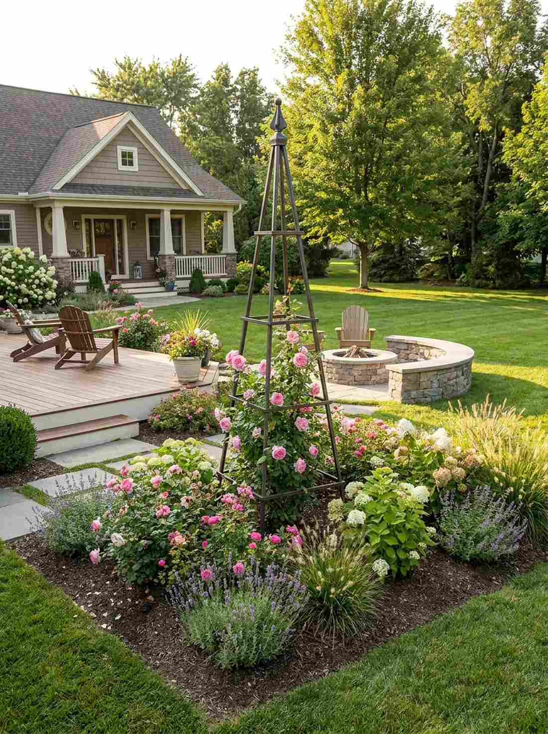 traditional garden obelisk