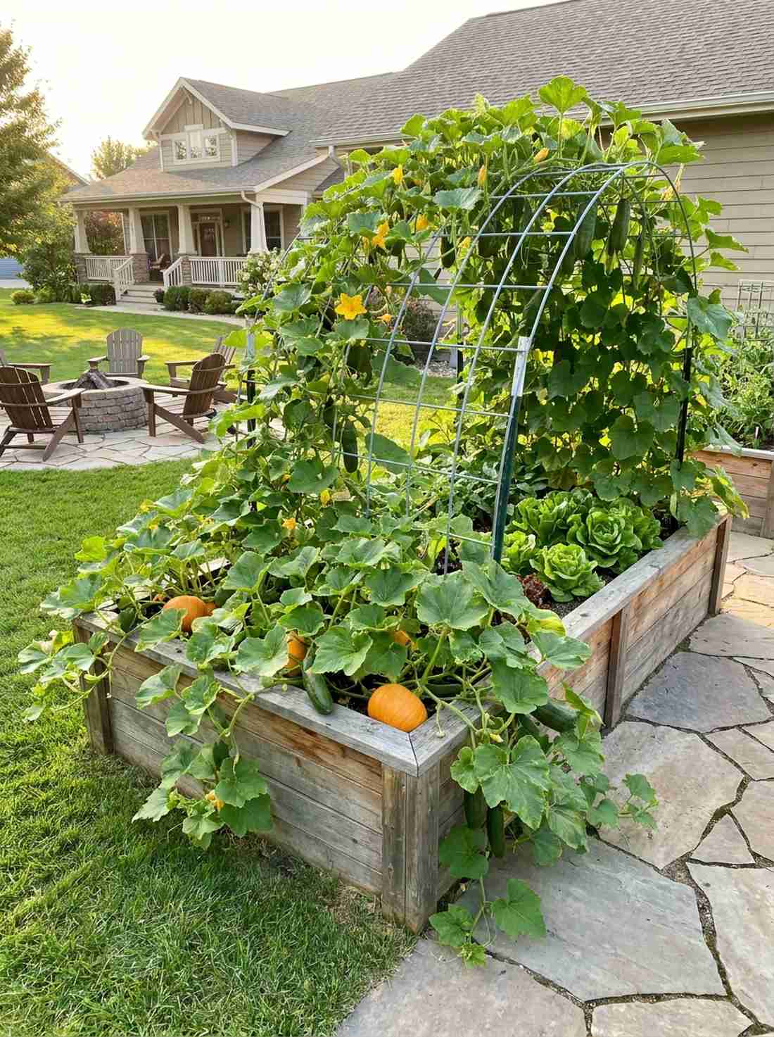 vine crop expansion bed