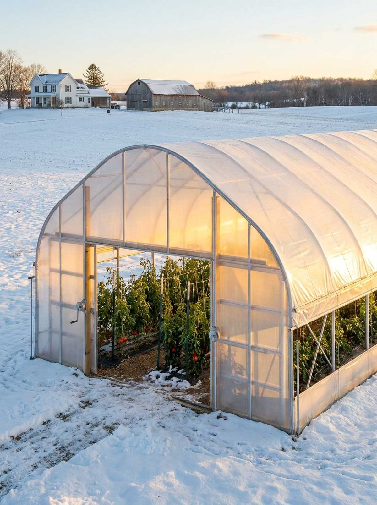 high tunnel greenhouse