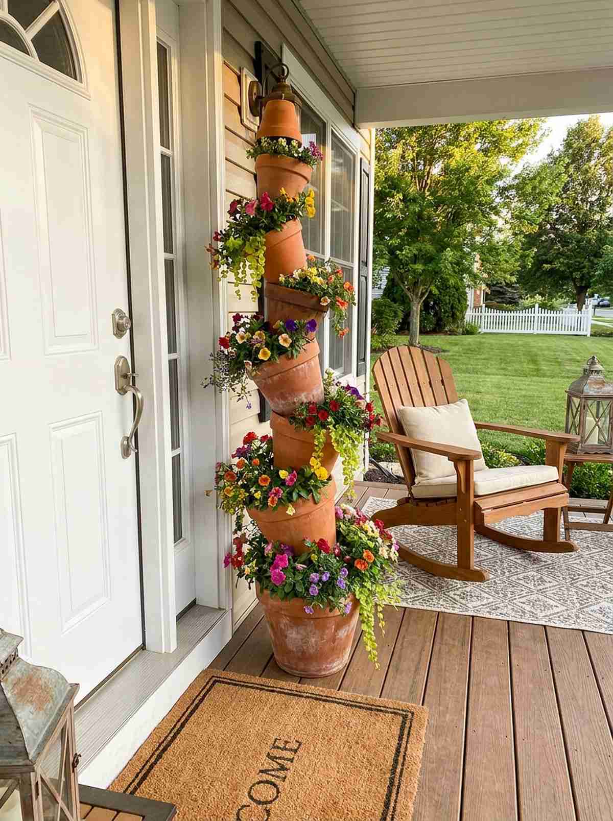 nested container towers