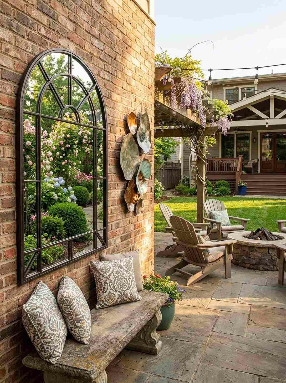 outdoor wall art and mirrors
