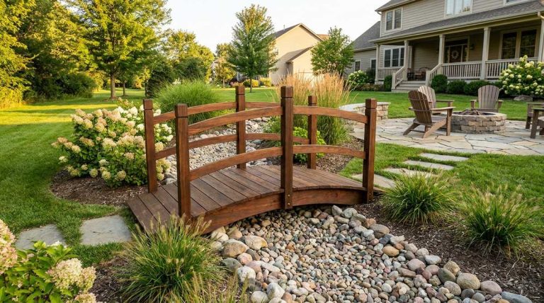 197 small garden bridge vertical