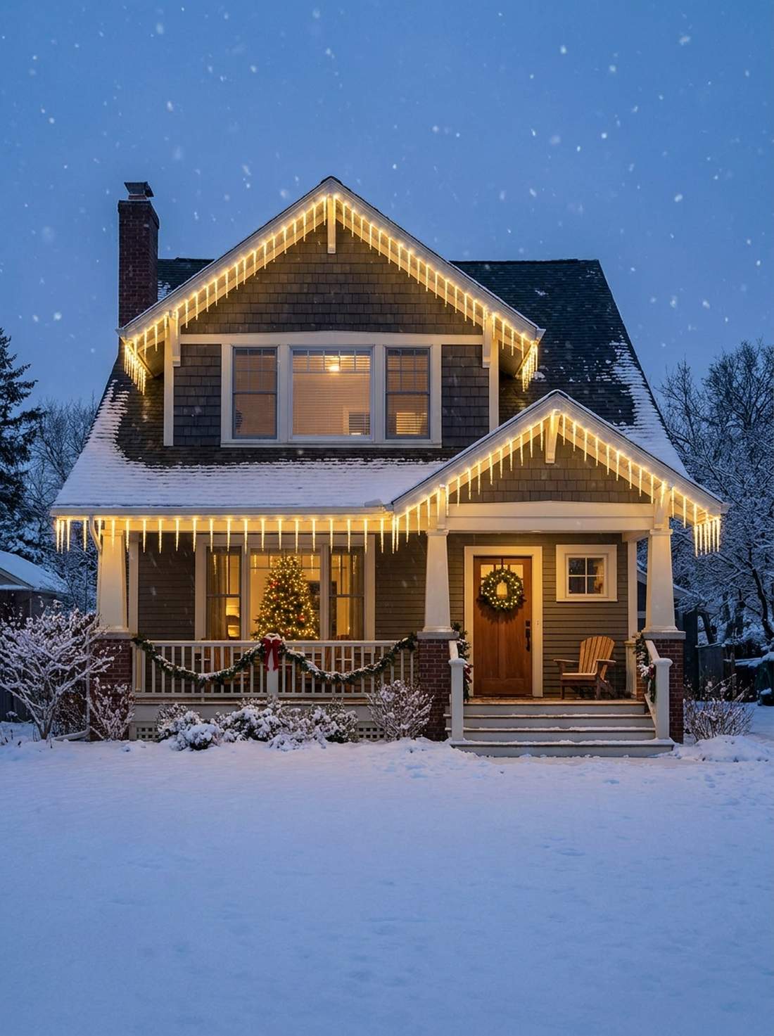 roofline icicle lights