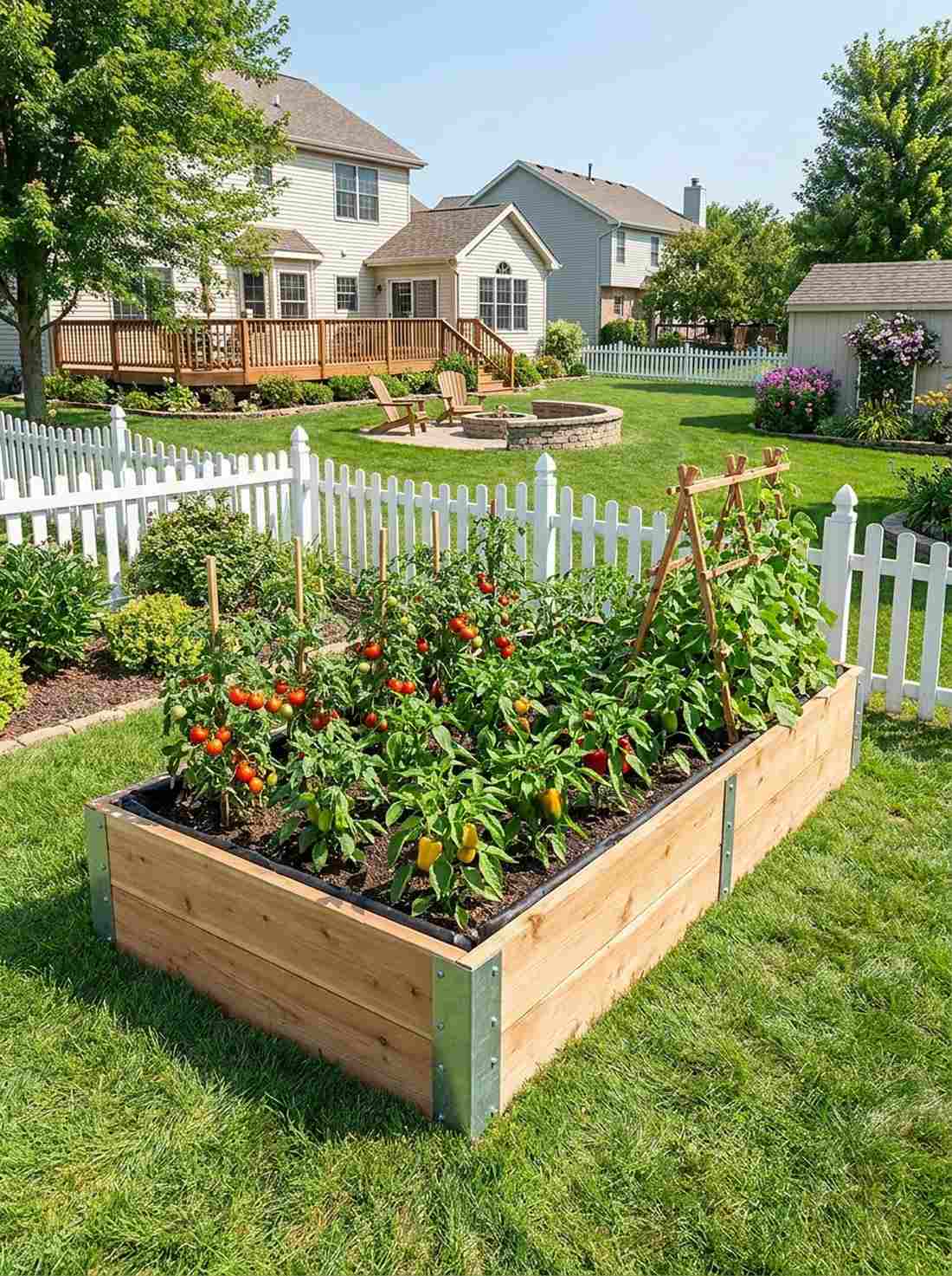 standard 4x8 family garden bed