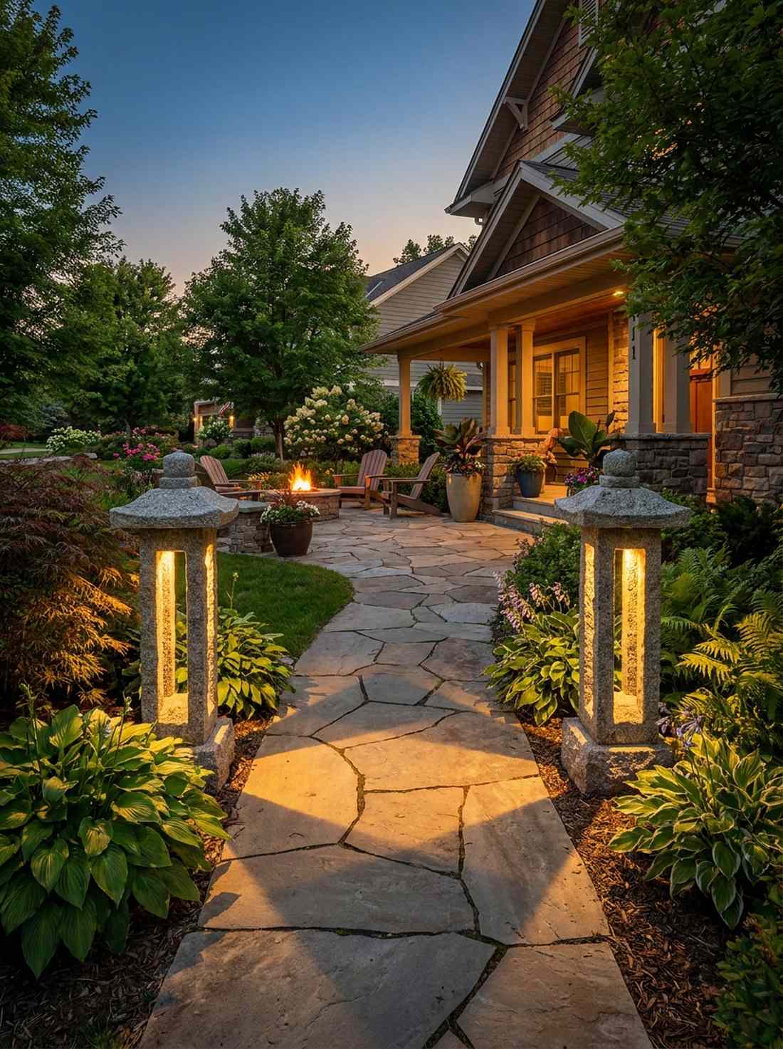 tachi doro pedestal lanterns