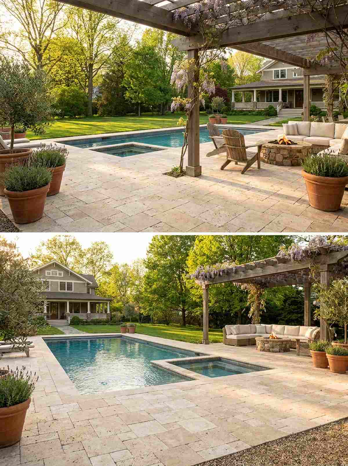travertine pavers