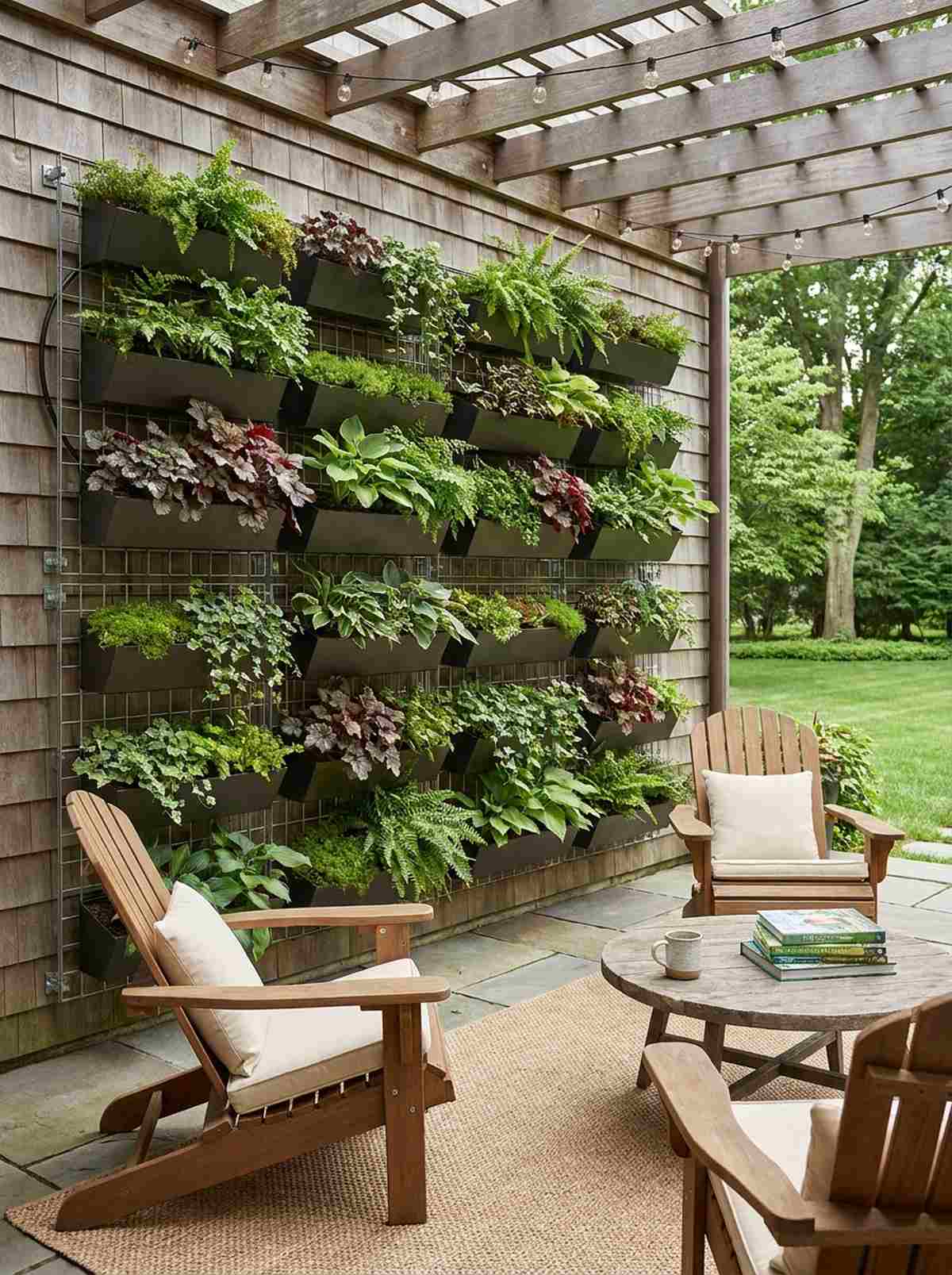 wall mounted planter grids
