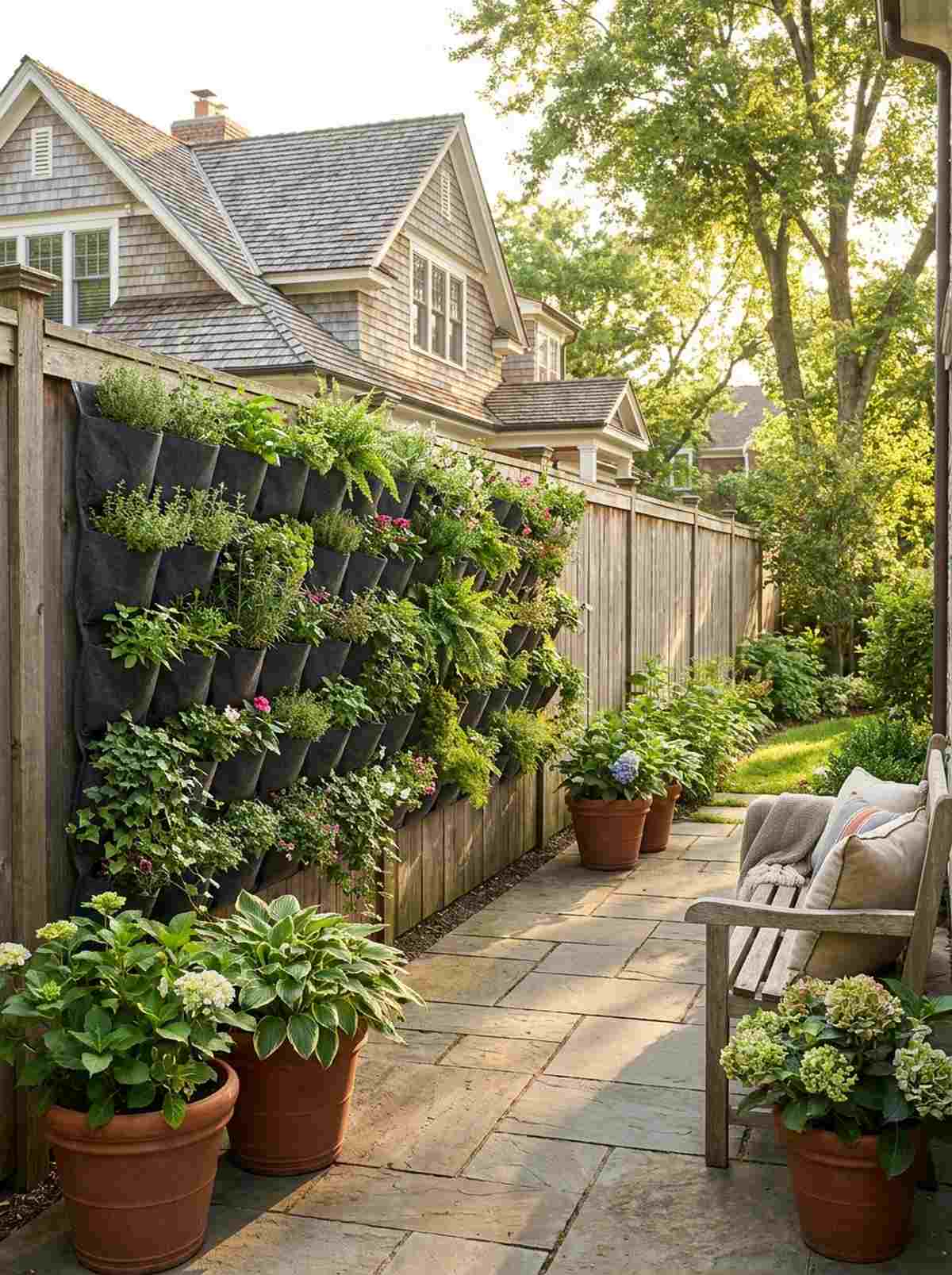 wall mounted pocket planters