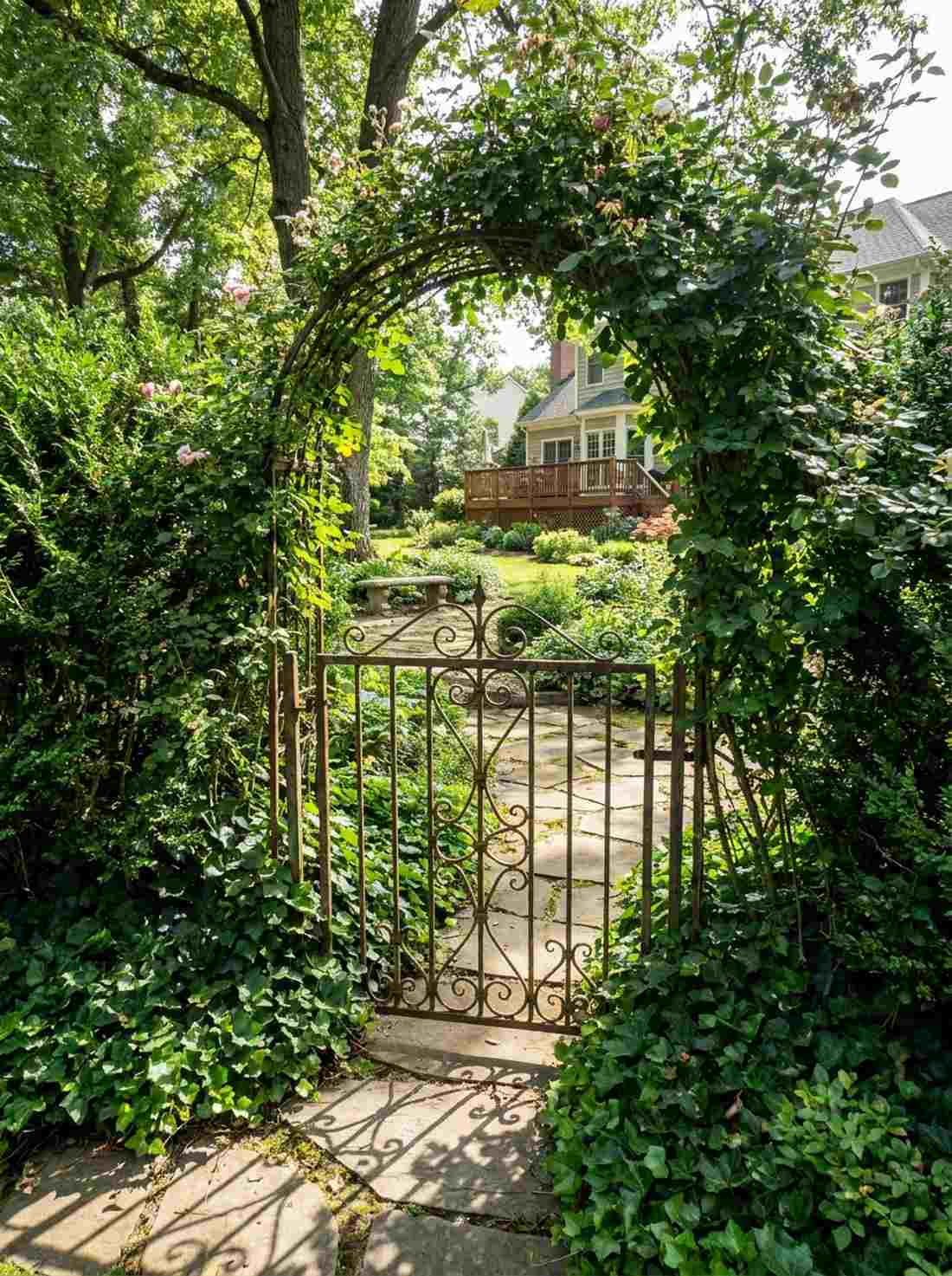 antique garden gate